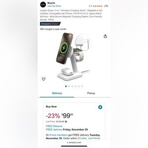 Mophie Snap +3-in-1 Wireless Charging Stand